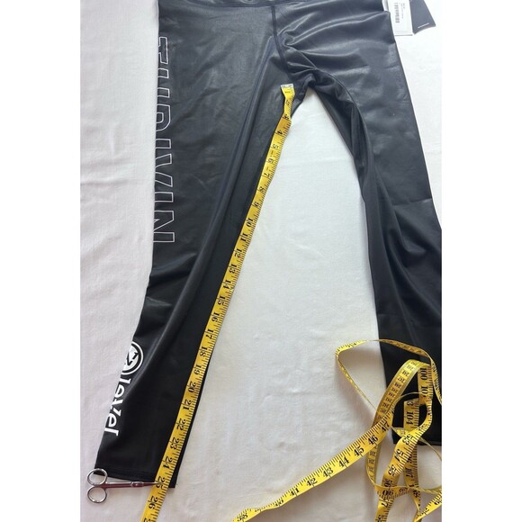NUX Womens Stella High Rise‎ Leggings Black Size XL NWT - Picture 4 of 8